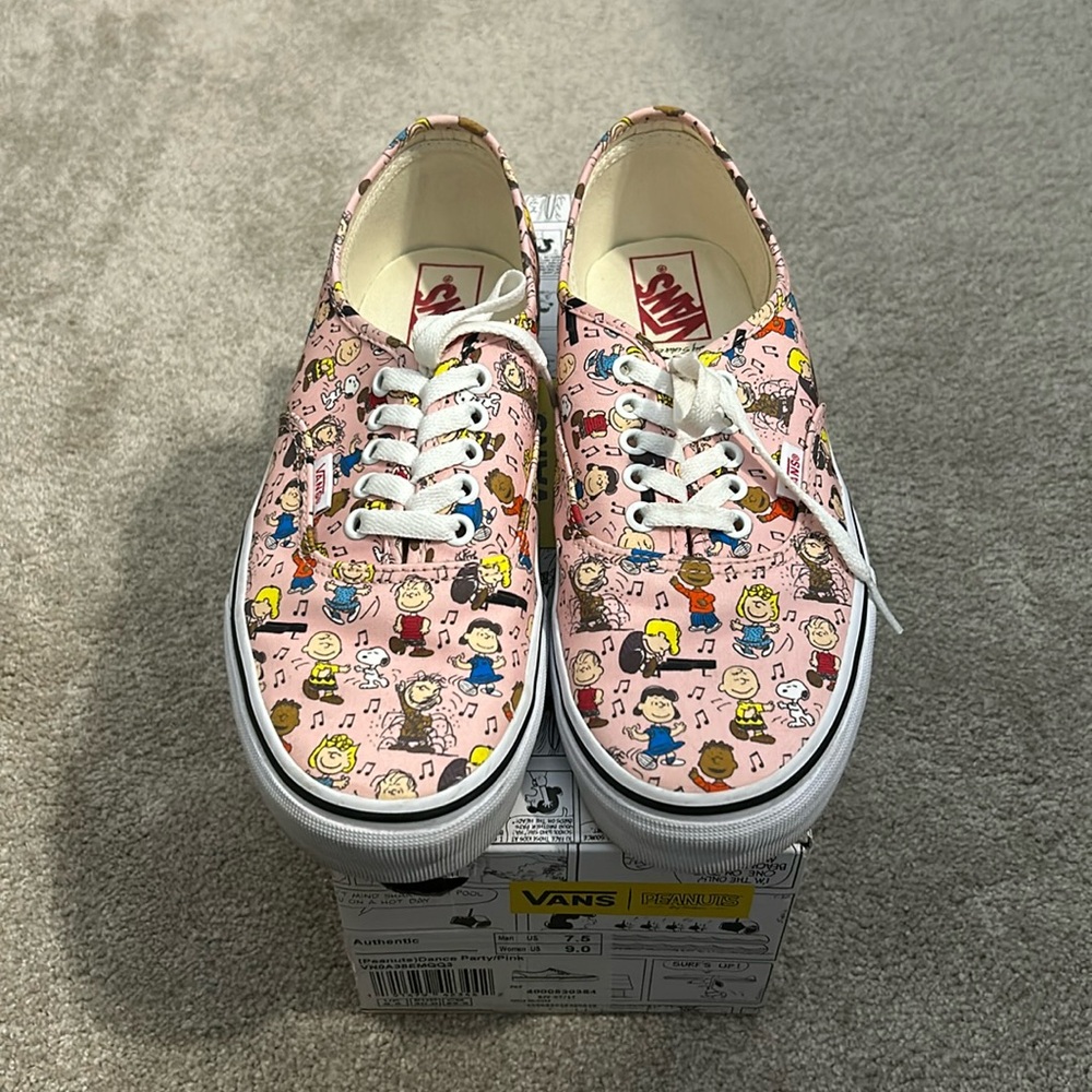 Peanut Dance party l Vans l size 9